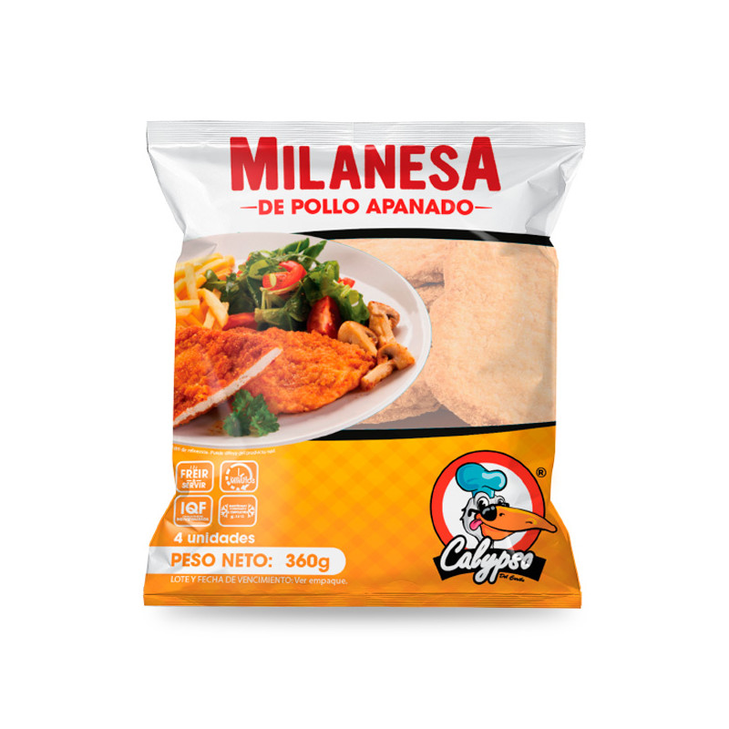 Milanesa De Pollo Apanada 320G