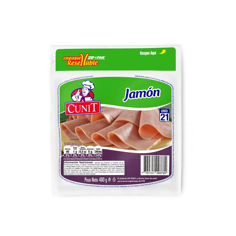 Jamon Cunit 400Gr