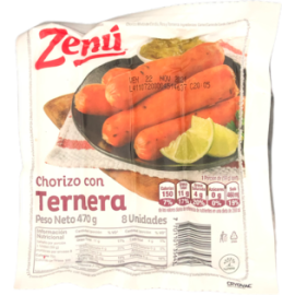 Chorizo Ternera Zenu 8 Und...